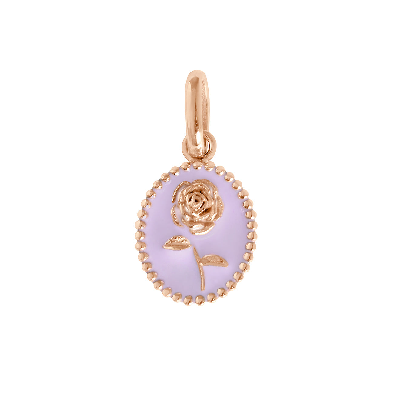 Gigi Clozeau - Lilac Rose Pendant, Rose Gold