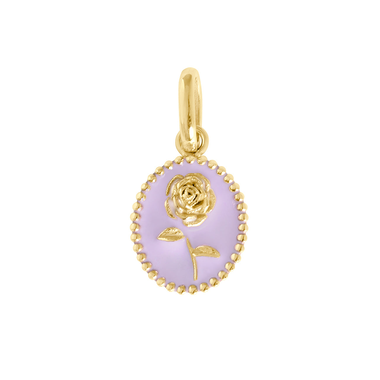 Gigi Clozeau - Lilac Rose Pendant, Yellow Gold