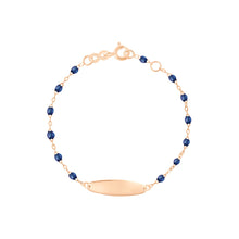 Gigi Clozeau - Little Gigi Lapis bracelet, Oval plaque, Rose Gold, 5.1"