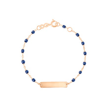 Gigi Clozeau - Little Gigi Lapis bracelet, Rectangle plaque, Rose Gold, 5.1"