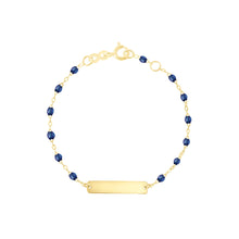 Gigi Clozeau - Little Gigi Lapis bracelet, Rectangle plaque, Yellow Gold, 5.1"