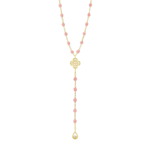 Gigi Clozeau - Lucky Classic Gigi Blush diamond rosary, Yellow Gold, 17.7