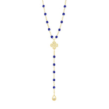 Gigi Clozeau - Lucky Classic Gigi Lapis diamond rosary, Yellow Gold, 17.7"
