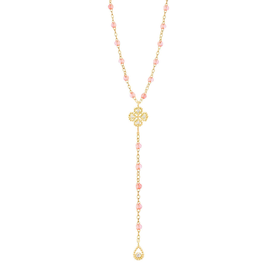Gigi Clozeau - Lucky Classic Gigi Rosée diamond rosary, Yellow Gold, 17.7