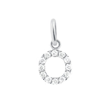 Gigi Clozeau - Lucky Letter O Diamond Pendant, White Gold