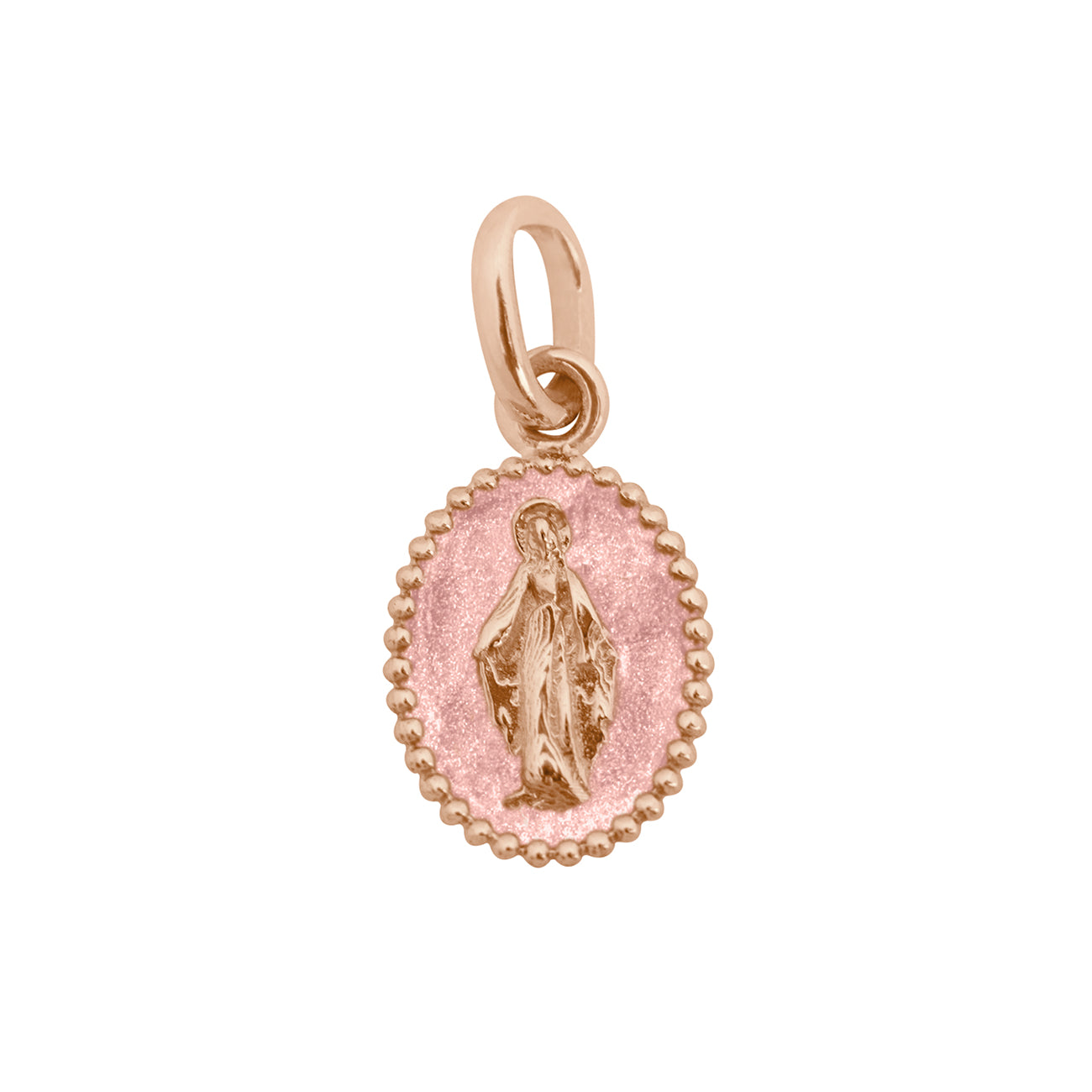 Gigi Clozeau - Madone Blush Resin pendant, Rose Gold
