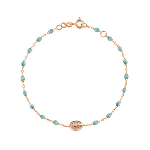 Gigi Clozeau - Madone Charm Classic Gigi Iceberg bracelet, Rose Gold, 6.7"