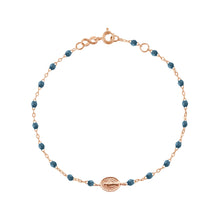 Gigi Clozeau - Madone Charm Classic Gigi Jeans bracelet, Rose Gold, 6.7"