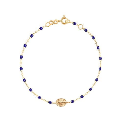 Gigi Clozeau - Madone Charm Classic Gigi Lapis bracelet, Yellow Gold, 6.7