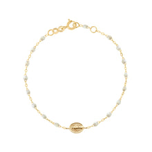 Gigi Clozeau - Madone Charm Classic Gigi Opal bracelet, Yellow Gold, 6.7"