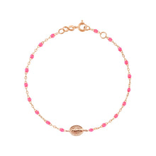 Gigi Clozeau - Madone Charm Classic Gigi Pink bracelet, Rose Gold, 6.7"