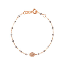Gigi Clozeau - Madone Charm Classic Gigi Silver bracelet, Rose Gold, 6.7"