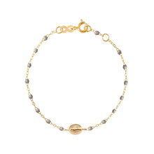 Gigi Clozeau - Madone Charm Classic Gigi Silver bracelet, Yellow Gold, 6.7"