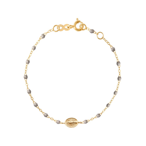 Gigi Clozeau - Madone Charm Classic Gigi Silver bracelet, Yellow Gold, 6.7