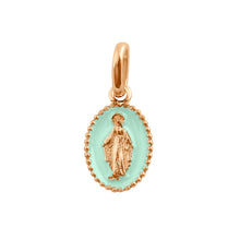 Gigi Clozeau - Madone Jade Resin pendant, Rose gold