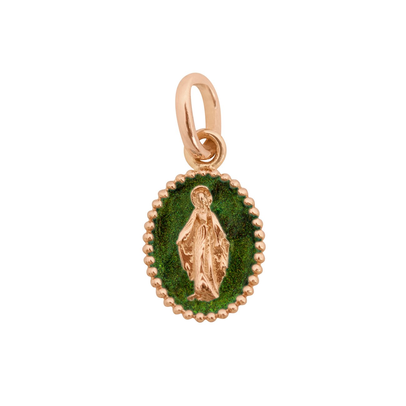 Gigi Clozeau - Madone Scarab Resin Pendant, Rose Gold