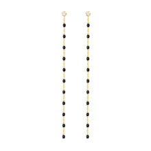 Gigi Clozeau - Mini Gigi Party Black diamond earrings, Yellow Gold