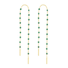 Gigi Clozeau - Mini Gigi Emerald earrings, Yellow Gold