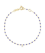 Gigi Clozeau - Mini Gigi Lapis bracelet, Yellow Gold 1 Diamond, 6.7"
