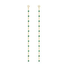 Gigi Clozeau - Mini Gigi Party Emerald diamond earrings, Yellow Gold