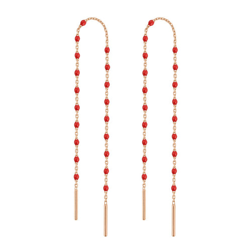 Gigi Clozeau - Mini Gigi Poppy earrings, Rose Gold