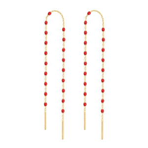 Gigi Clozeau - Mini Gigi Poppy earrings, Yellow Gold