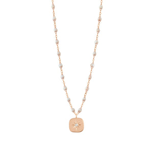 Gigi Clozeau - Miss Gigi Opal diamond necklace, Rose Gold, 16.5"