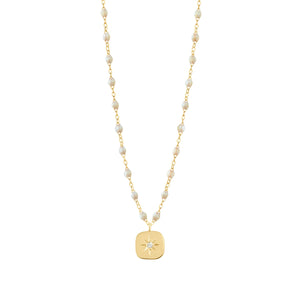Gigi Clozeau - Miss Gigi Opal diamond necklace, Yellow Gold, 16.5"