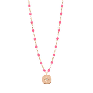 Gigi Clozeau - Miss Gigi Pink diamond necklace, Rose Gold, 16.5"