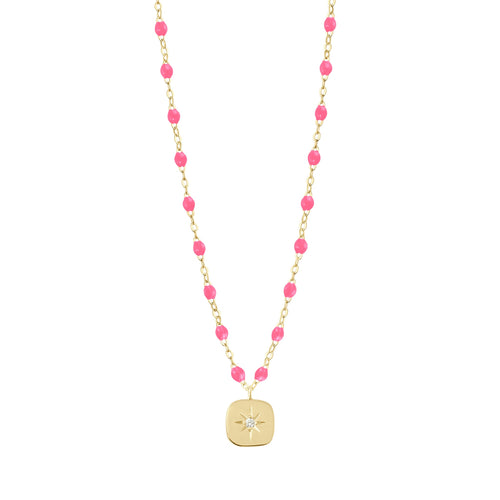 Gigi Clozeau - Miss Gigi Pink diamond necklace, Yellow Gold, 16.5