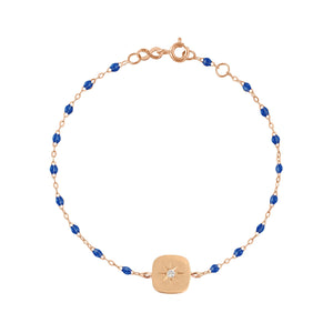 Gigi Clozeau - Miss Gigi Sapphire diamond bracelet, Rose Gold, 6.7"