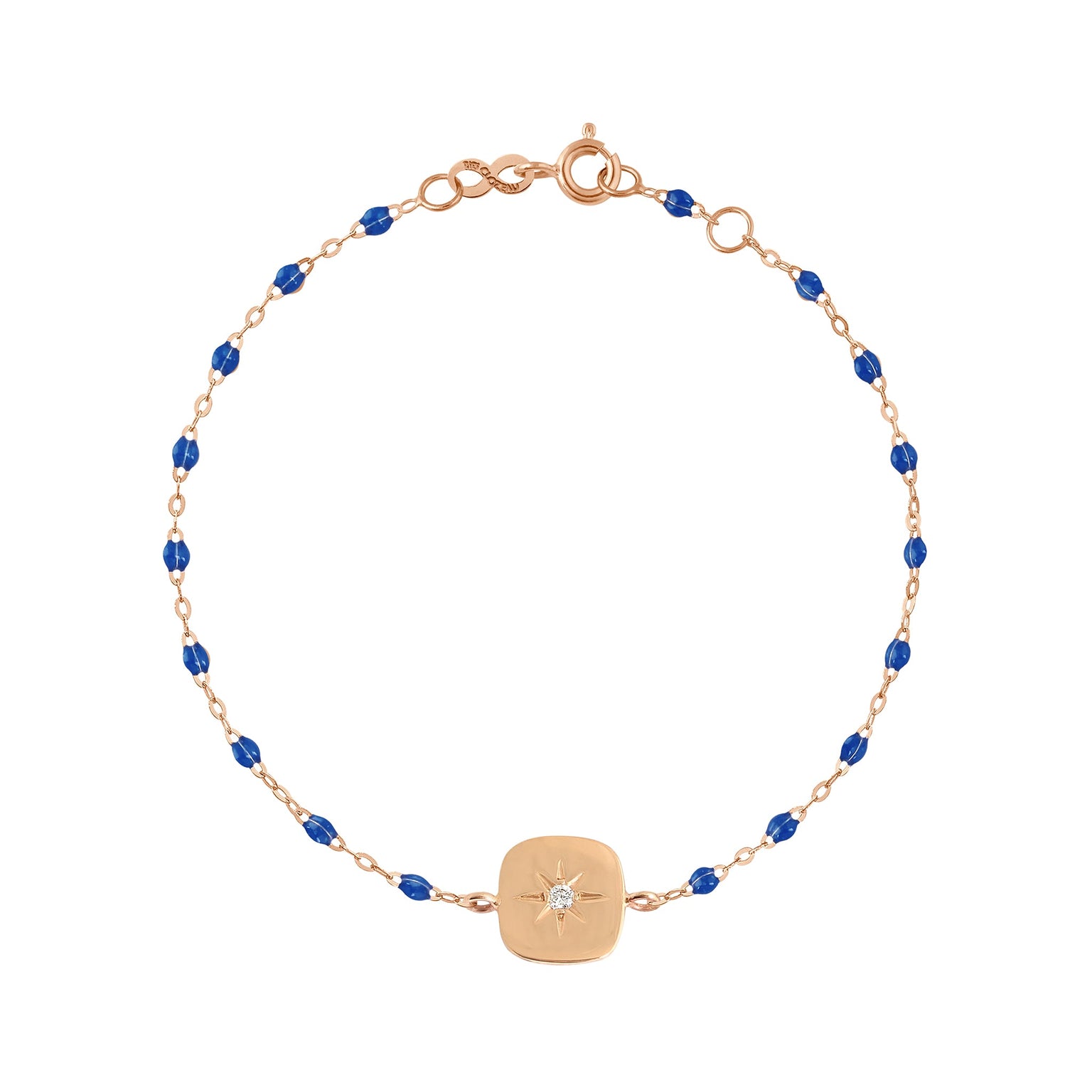 Gigi Clozeau - Miss Gigi Sapphire diamond bracelet, Rose Gold, 6.7"