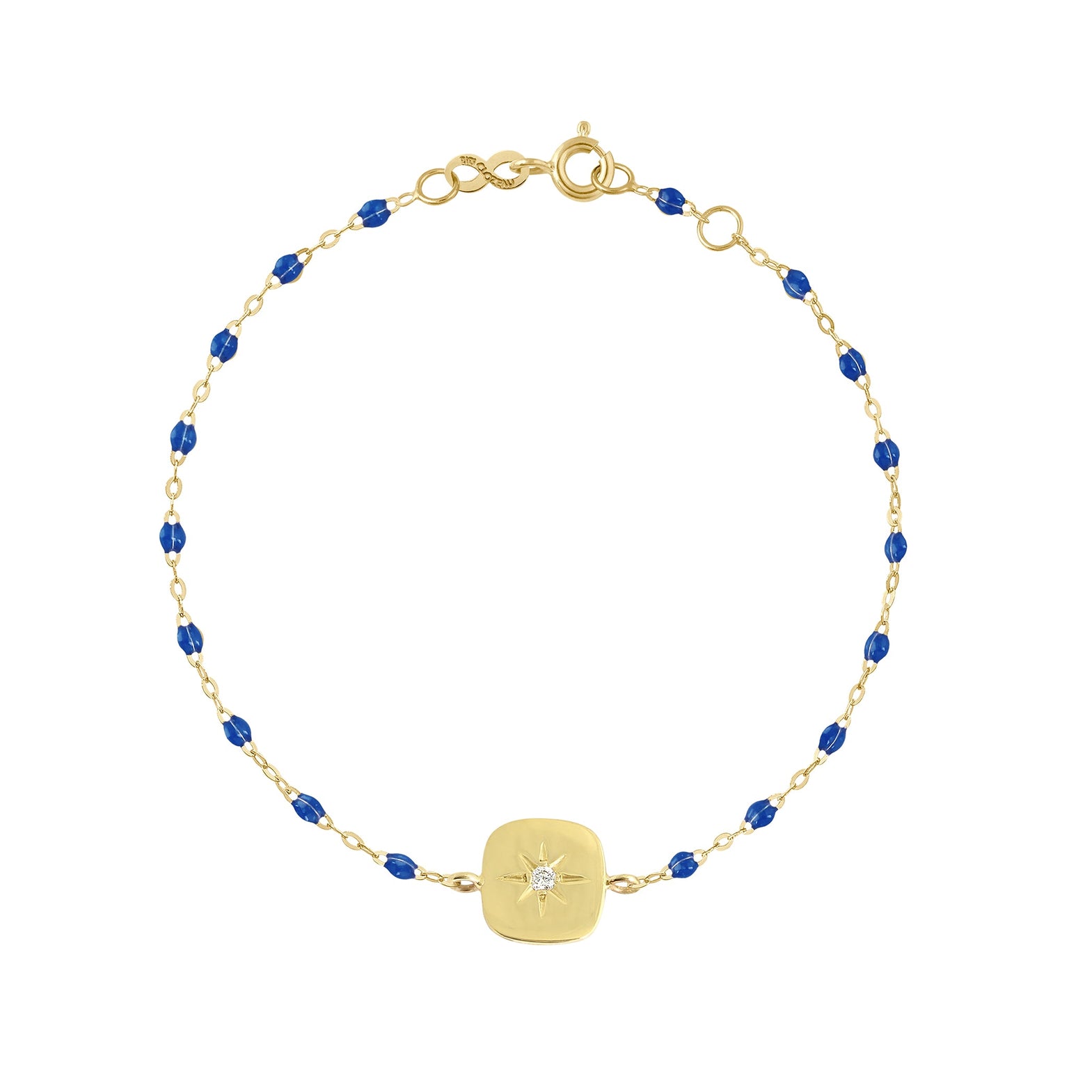 Gigi Clozeau - Miss Gigi Sapphire diamond bracelet, Yellow Gold, 6.7"
