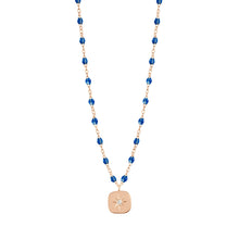 Gigi Clozeau - Miss Gigi Sapphire diamond necklace, Rose Gold, 16.5"