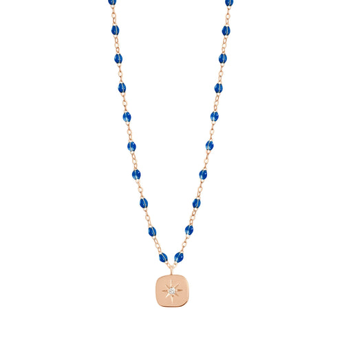 Gigi Clozeau - Miss Gigi Sapphire diamond necklace, Rose Gold, 16.5