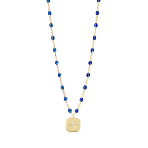 Gigi Clozeau - Miss Gigi Sapphire diamond necklace, Yellow Gold, 16.5"