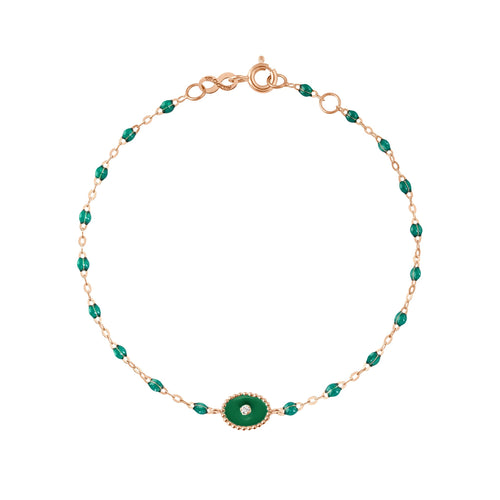 Gigi Clozeau - North Star Classic Gigi Emerald diamond bracelet, Rose Gold, 6.7