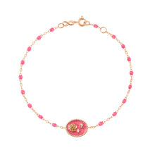 Gigi Clozeau - Pink Rose Bracelet, Rose Gold, 6.7"