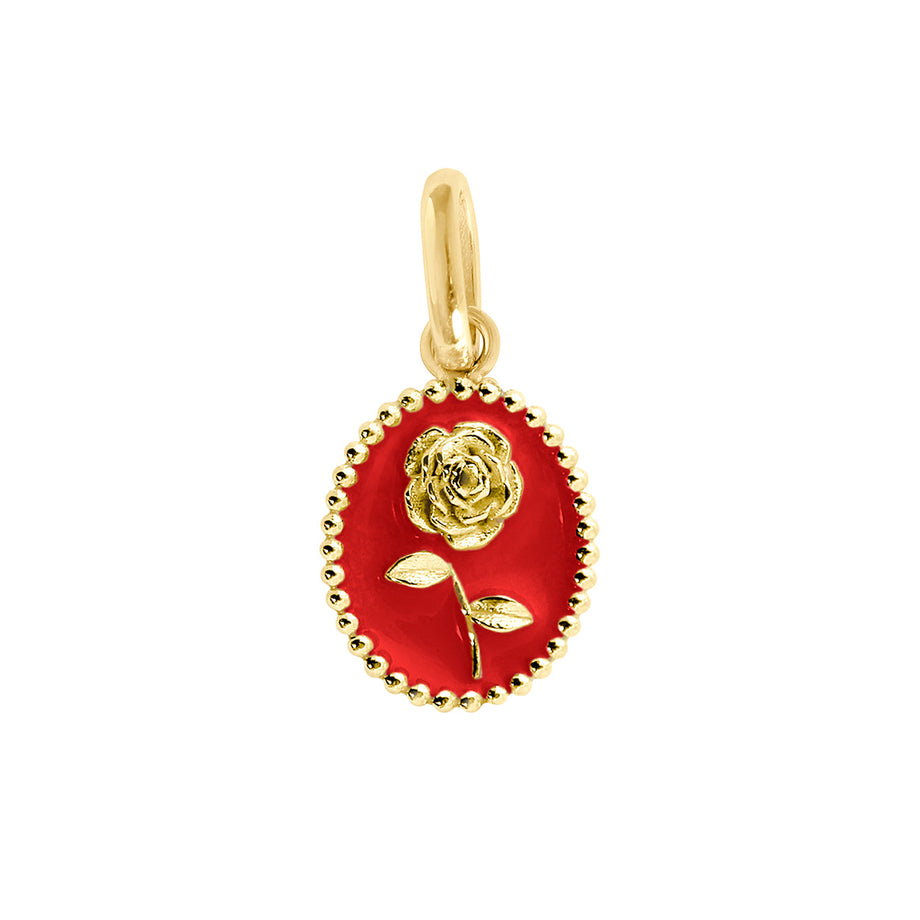 Gigi Clozeau - Poppy Rose Pendant, Yellow Gold