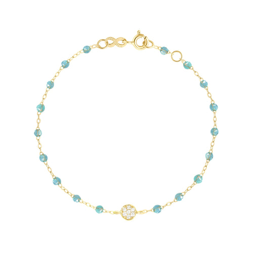 Gigi Clozeau - Puce Classic Gigi Aqua diamond bracelet, Yellow Gold, 6.7