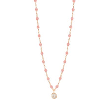 Gigi Clozeau - Puce Classic Gigi Blush diamond necklace, Rose Gold, 16.5"