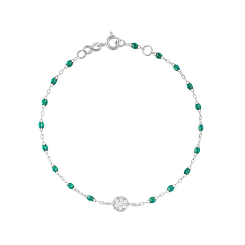 Gigi Clozeau - Puce Classic Gigi Emerald diamond bracelet, White Gold, 6.7