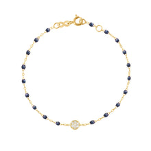 Gigi Clozeau - Puce Classic Gigi Midnight diamond bracelet, Yellow Gold, 6.7"