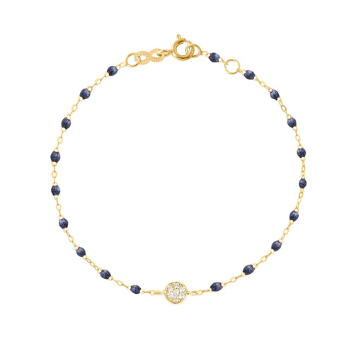 Gigi Clozeau - Puce Classic Gigi Midnight diamond bracelet, Yellow Gold, 6.7