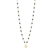Gigi Clozeau - Puce Classic Gigi Midnight diamond necklace, Yellow Gold, 16.5"
