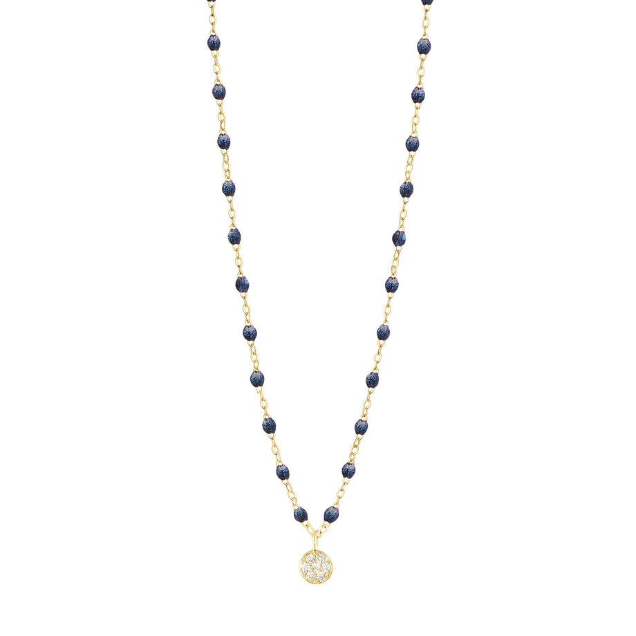 Gigi Clozeau - Puce Classic Gigi Midnight diamond necklace, Yellow Gold, 16.5