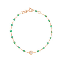 Gigi Clozeau - Puce Classic Gigi Mint diamond Bracelet, Rose Gold, 6.7"