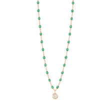 Gigi Clozeau - Puce Classic Gigi Mint diamond Necklace, Rose Gold, 16.5"
