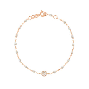 Gigi Clozeau - Puce Classic Gigi Opal diamond bracelet, Rose Gold, 6.7"