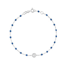 Gigi Clozeau - Puce Classic Gigi Sapphire diamond bracelet, White Gold, 6.7"